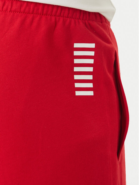 EA7 Emporio Armani EA7 Emporio Armani Pantaloni scurți sport 8NPS65 PJVRZ U5072 Roșu Regular Fit