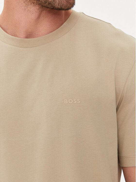 BOSS Boss T-Shirt Thompson 01 50468347 Beżowy Regular Fit