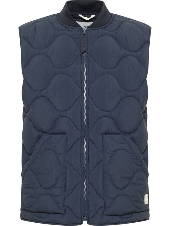 Mustang Mustang Gilet Light Padded Blu Regular Fit