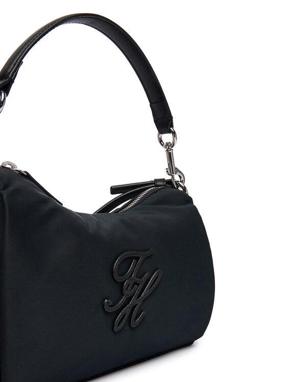 Tommy Hilfiger Tommy Hilfiger Kabelka Th Elevated Nylon Mini Crossover AW0AW18623 Černá