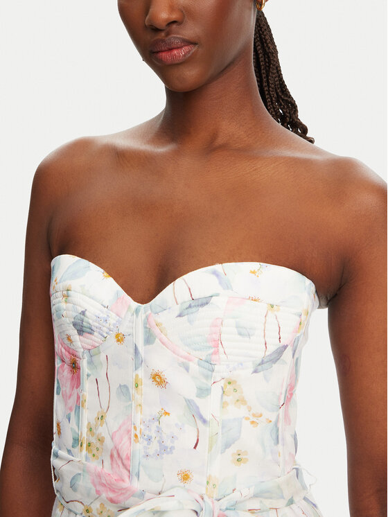 Bardot Bardot Letné šaty 58566DB2 Farebná Slim Fit