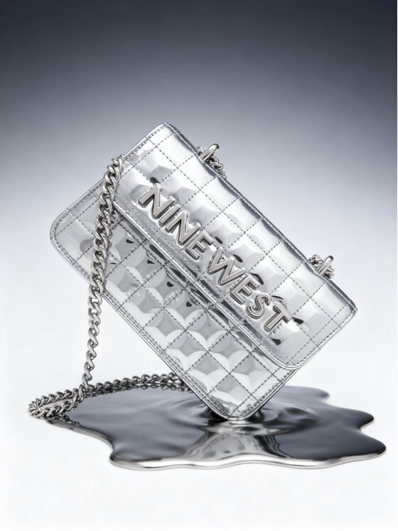 Nine West Nine West Handtasche EO-Glamercy-Grace-LX10060 Silberfarben