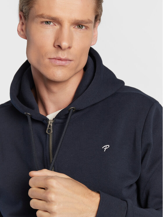 Felpa M-3020-SWH349 Blu scuro Regular Fit