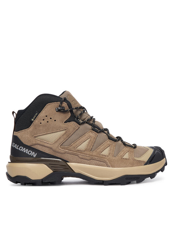 Salomon Salomon Туристически X Ultra 360 Leather Mid Gtx L49158300 Кафяв