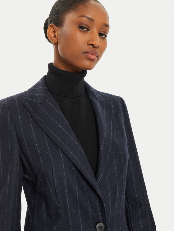 Marella Marella Giacca da abito Slam1 2423046162 Blu scuro Regular Fit