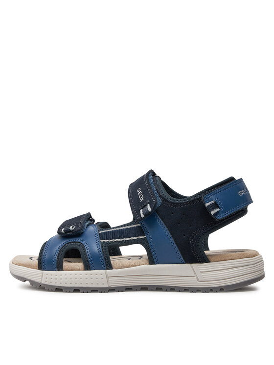 Geox Geox Sandale J Sandal Alben Boy J35AVA 01520 CF44M D Tamnoplava