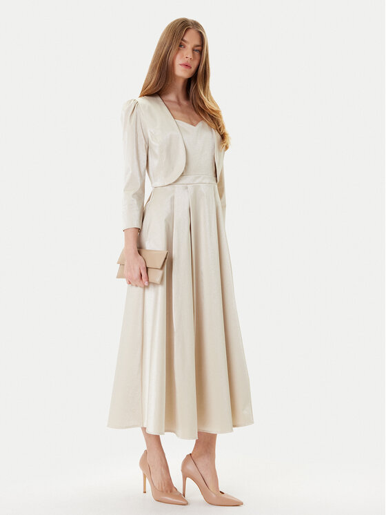 Rinascimento Rinascimento Bolero CFC0125033003 Smėlio Regular Fit
