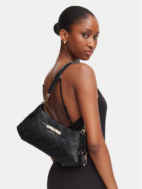 Guess Дамска чанта Carmella HWPD22 25180 Черен