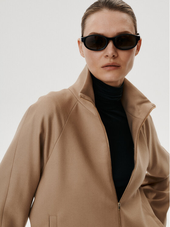 MARI PRETI MARI PRETI Bomber Woolheaven Marrone Regular Fit