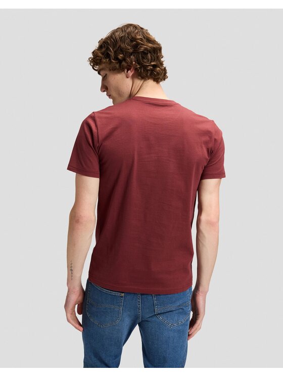 Lee Lee T-Shirt MEDIUMTEE Brązowy Regular Fit