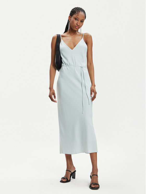 Calvin Klein Calvin Klein Rochie de vară K20K206776 Verde Regular Fit