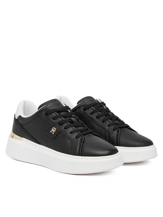 Tommy Hilfiger Tommy Hilfiger Sneakersy Th Chic Platform FW0FW09396 Czarny