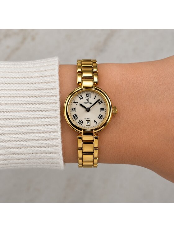 Festina Festina Hodinky F20786-2 Zlatá