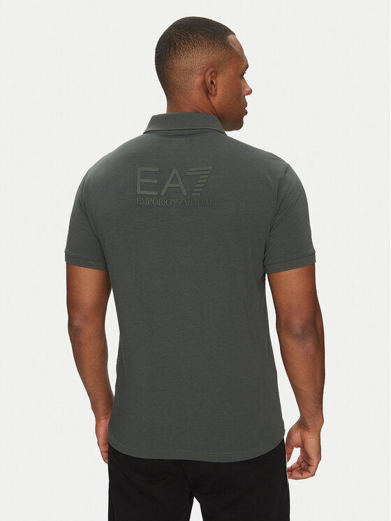 EA7 Emporio Armani EA7 Emporio Armani Polo marškinėliai 7M000228 AF10373 U8109 Pilka Regular Fit