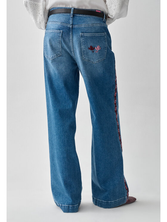 TATUUM TATUUM Jeansy DOBRAWA 1 Granatowy Wide Fit