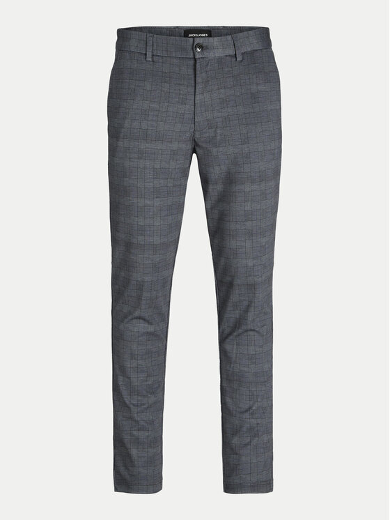 Jack & Jones Jack & Jones Chinosy Marco 12249310 Szary Slim Fit