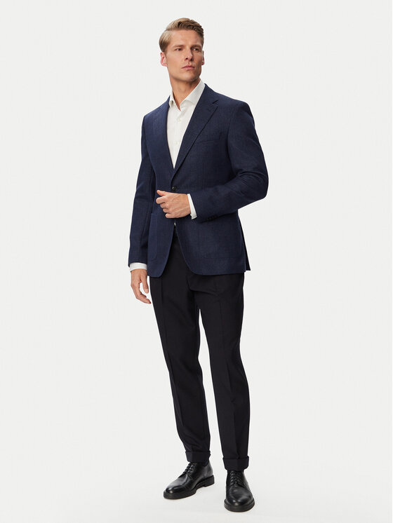 BOSS BOSS Піджак H-Hutson-2PP-263 50567488 Cиній Slim Fit