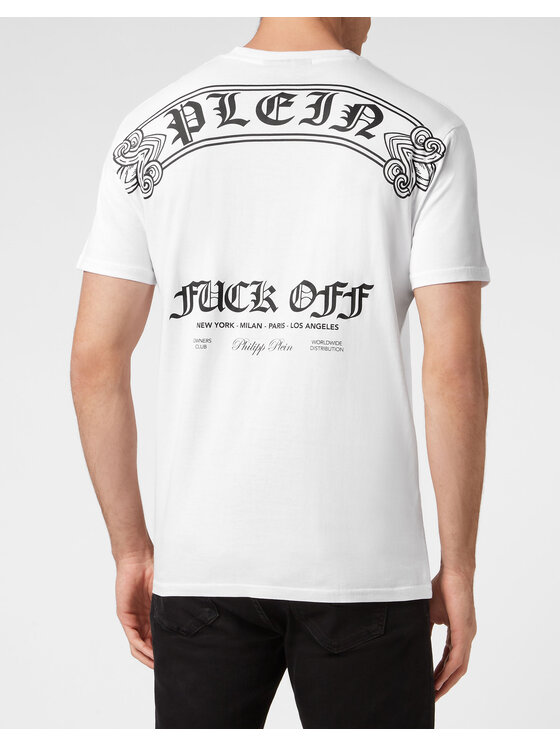 PHILIPP PLEIN PHILIPP PLEIN T-Shirt 433 Biały Regular Fit