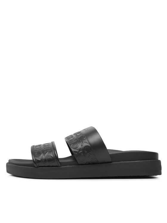 Calvin Klein Calvin Klein Παντόφλες Ergo Slide - Hf Mono HW0HW01535 Μαύρο