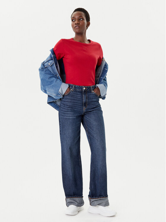 HUGO HUGO T-Shirt Deloris 50512002 Czerwony Regular Fit