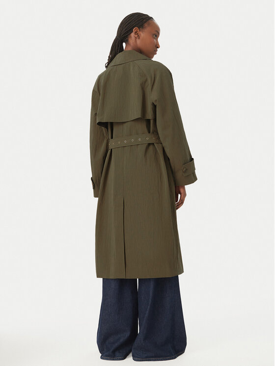 MICHAEL Michael Kors MICHAEL Michael Kors Тренч MS620FLKMY Хакі Oversize