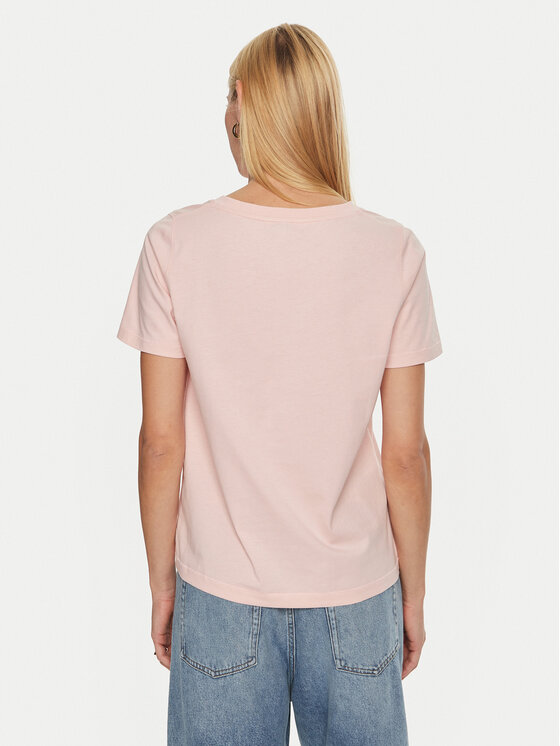 Tommy Hilfiger Tommy Hilfiger T-Shirt WW0WW44177 Růžová Regular Fit