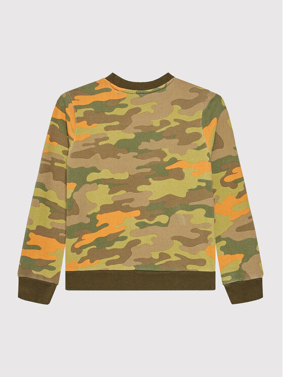 Felpa L1BQ00 KAD70 Verde Regular Fit