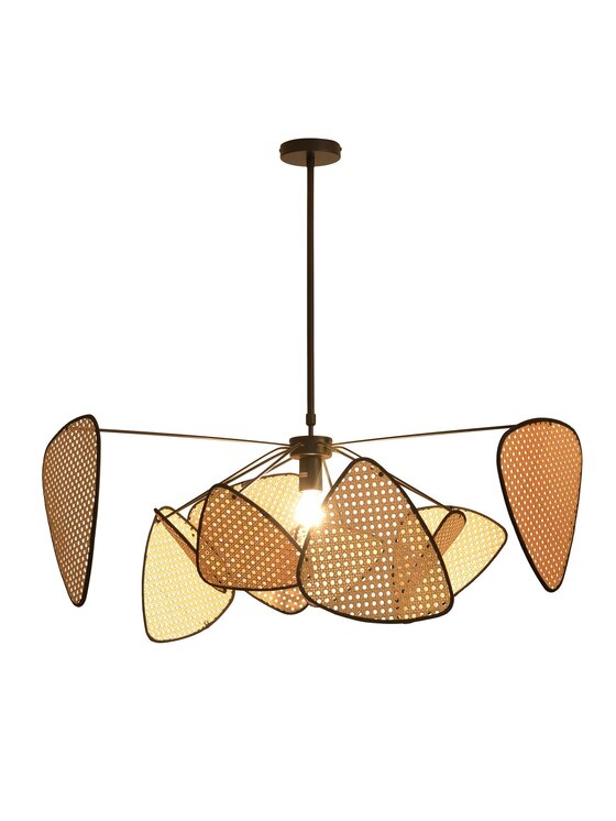 MIAhome MIAhome Lampa wisząca NATURA 100 cm Brązowy