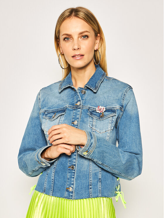 Giacca di jeans UA0087 D4439 Blu scuro Regular Fit...