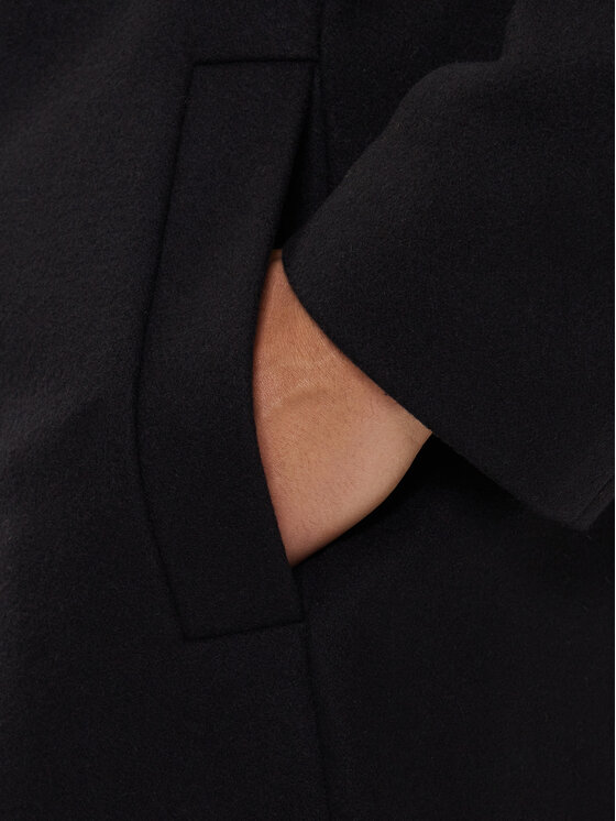 HUGO HUGO Cappotto di lana Mintrax2541 50546551 Nero Regular Fit