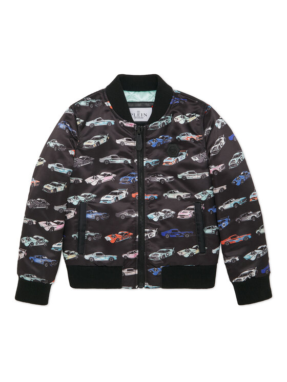 PHILIPP PLEIN PHILIPP PLEIN Kurtka bomber 28247 Czarny Regular Fit