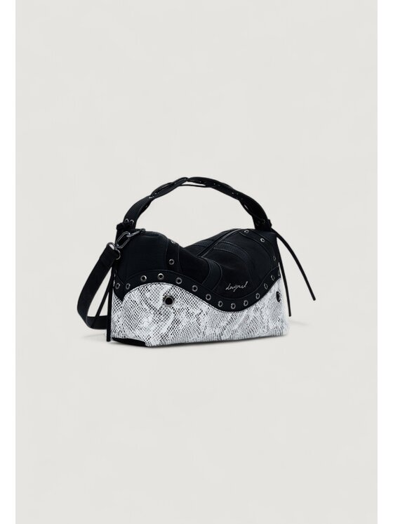 Desigual Desigual Torba BAG_SNAKE PATCH BERGAMO Czarny