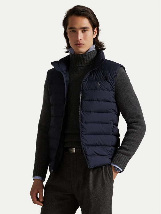 Polo Ralph Lauren Polo Ralph Lauren Vestă elegantă 710967775001 Bleumarin Regular Fit