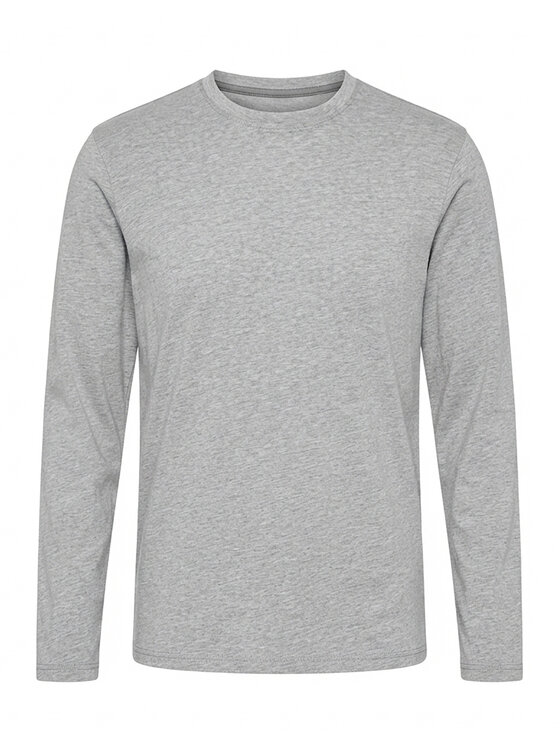 Ombre Ombre S dlouhým rukávem L173 Světle šedá Regular Fit