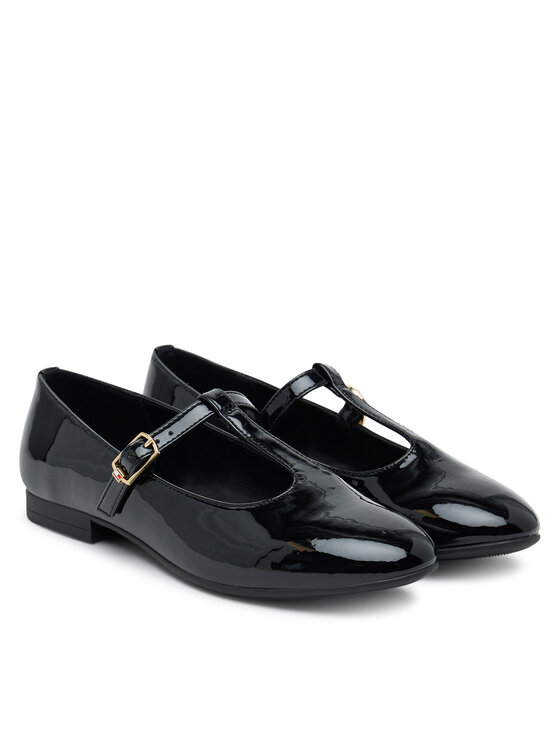 Tommy Hilfiger Tommy Hilfiger Balerini Ballerina T3A3-34000-0774 D Negru