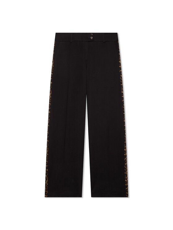 Fiorella Rubino Fiorella Rubino Spodnie materiałowe P056T005399N0Z3 Czarny Regular Fit