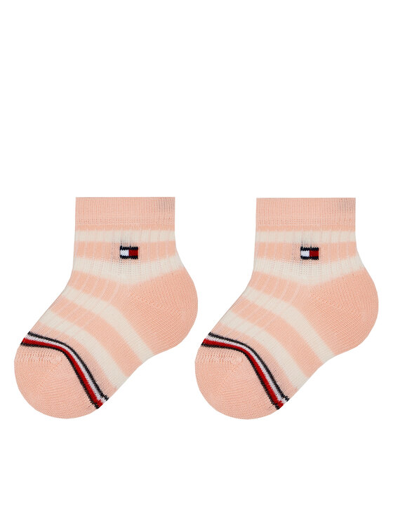 Tommy Hilfiger Tommy Hilfiger 2er-Set hohe Kindersocken 701224996 Rosa
