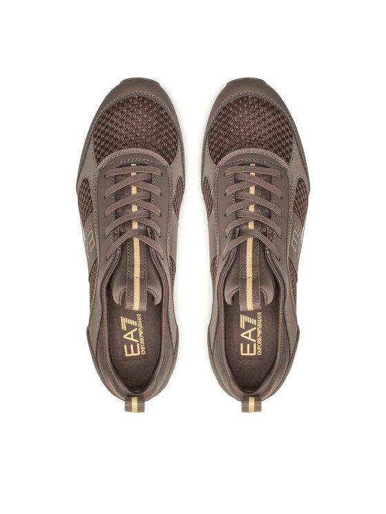 EA7 Emporio Armani Sneakersy X8X027 XK050 S294 Brązowy
