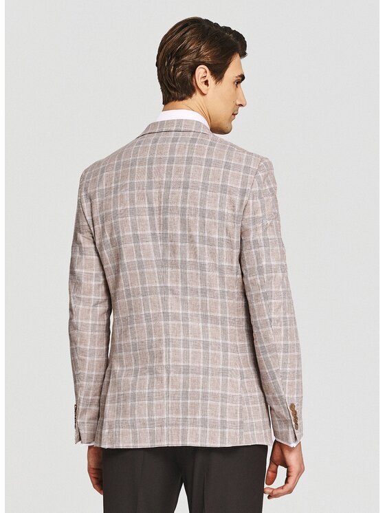 Pako Lorente Pako Lorente Marynarka P26SF-3X-005 Beżowy Slim Fit