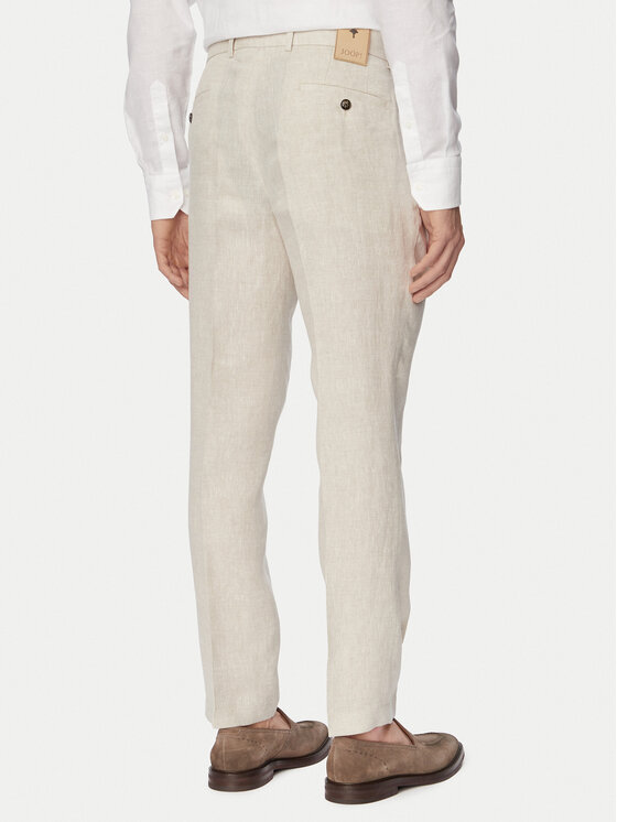 JOOP! JOOP! Pantaloni de costum Hank 30102982 Bej deschis Slim Fit
