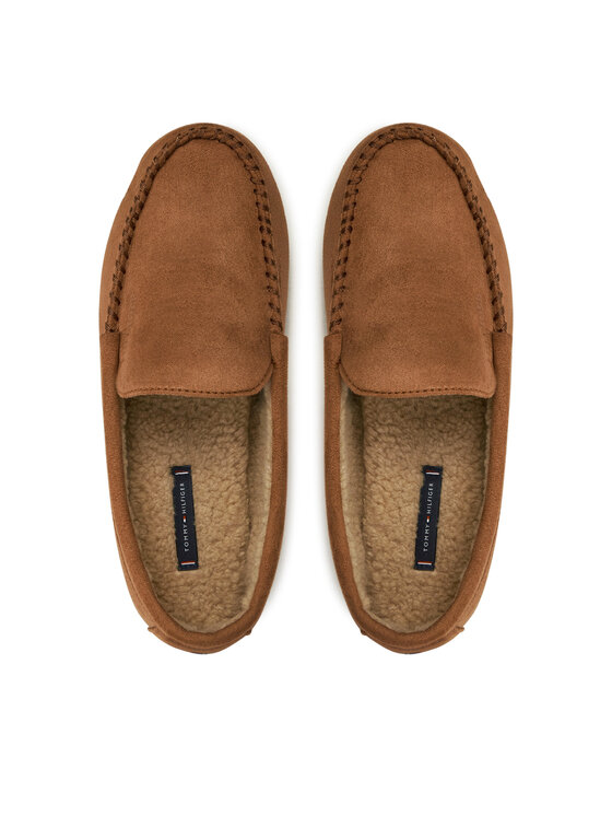 Tommy Hilfiger Tommy Hilfiger Bačkory Driver House Shoe FM0FM05224 Hnědá