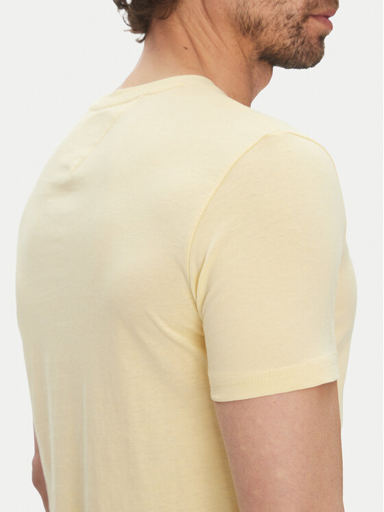 Tommy Jeans Tommy Jeans T-Shirt DM0DM20363 Żółty Slim Fit
