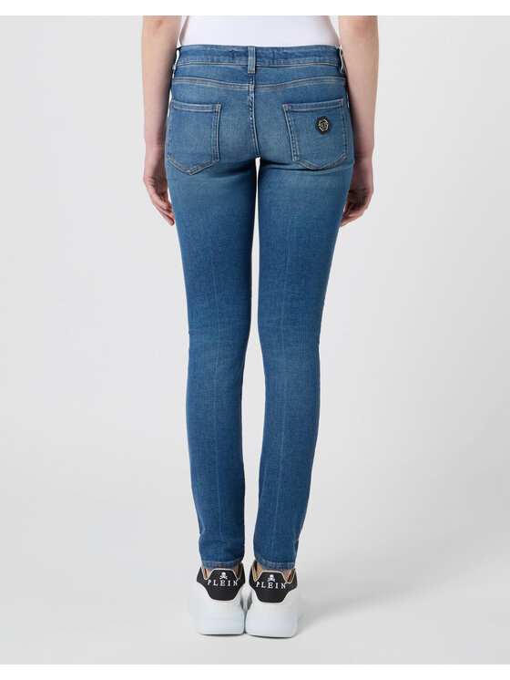 PHILIPP PLEIN PHILIPP PLEIN Jeggings 31207 Blu Jegging Fit