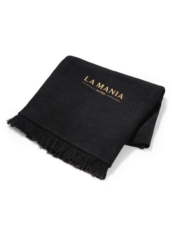 La Mania La Mania Koc Black & Gold Czarny