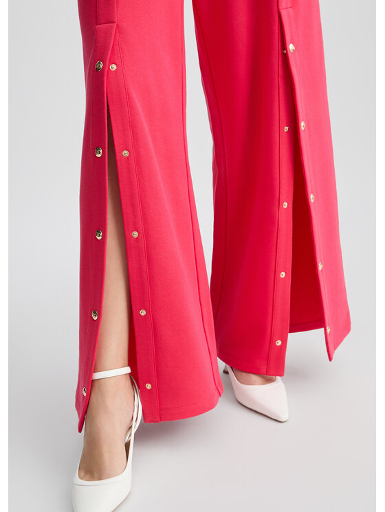 Liu Jo Liu Jo Pantaloni di tessuto TA5059FS000X0674 Rosso Regular Fit