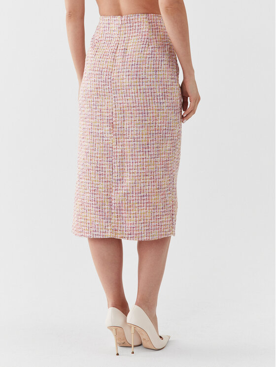 Glamorous Glamorous Zīmuļveida svārki CK6777 Rozā Slim Fit