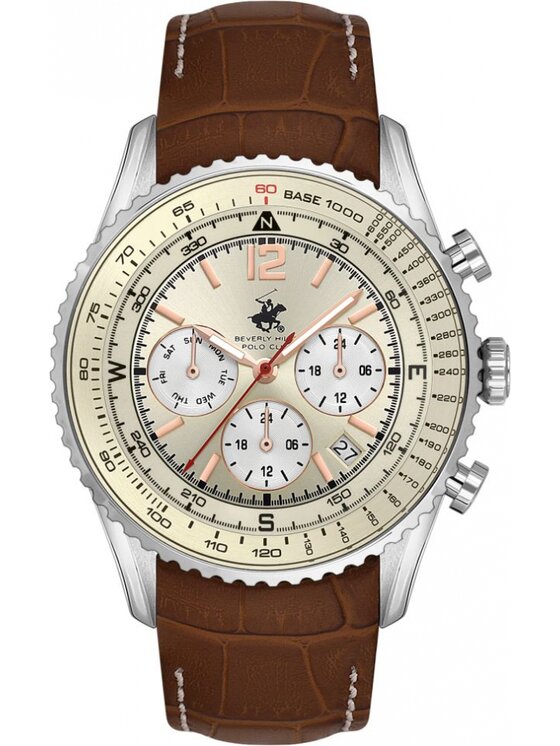 Beverly Hills Polo Club Beverly Hills Polo Club Zegarek BP3723X.375 Srebrny