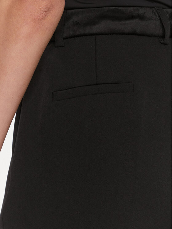 ViCOLO ViCOLO Pantaloni di tessuto TR0932 Nero Straight Fit