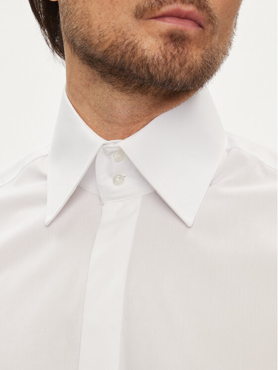 KARL LAGERFELD KARL LAGERFELD Košile 605008 Bílá Slim Fit