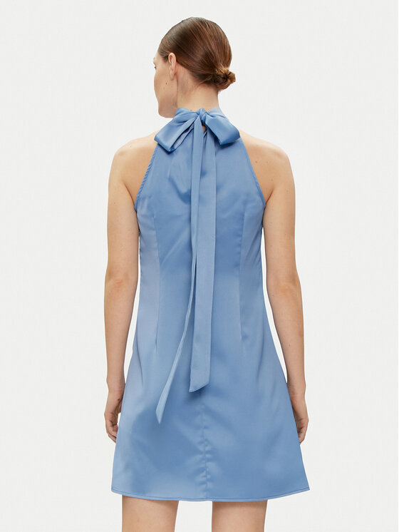 YAS YAS Rochie cocktail Dottea 26032326 Albastru Regular Fit
